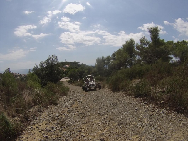  Stony road in a buggy 